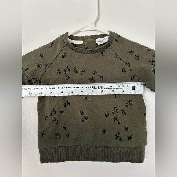 Miles The Label Green Tree Crewneck 9 Months - Picture 4 of 7